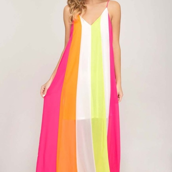 Dresses & Skirts - Color Me Bad Maxi Dress